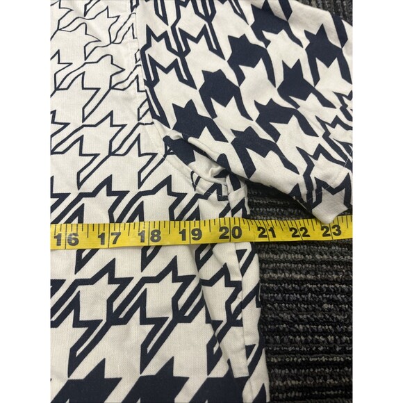 TED BAKER London Men's Shirt Black/White Stars S/S Linen/Cotton Size 3/US Medium - Picture 8 of 13